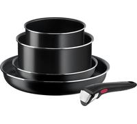 Tefal Ingenio L15490, color negro, aluminio, revestimiento de titanio, color negro, indicador de temperatura, desmontable