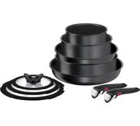 Tefal Ingenio L7629142, redonda, sartén multifunción, color , revestimiento de titanio, aluminio, con indicador de temperatura