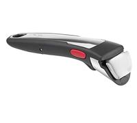 Tefal Ingenio L9863023 - Mango de acero inoxidable, apilable, extraíble, 100% seguro, color negro con inserto de acero inoxidable