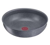 Tefal Ingenio L3967702, redonda, sartén/wok, gris, Titanium Minerali con indicador de temperatura, 26 cm