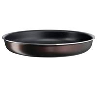 Tefal Ingenio - Sartén (28 cm, no inducción, revestimiento antiadherente, apilable, apto para lavavajillas, Easy Plus L1500602, color negro
