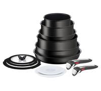Tefal Ingenio Unlimited L39592, Juego de freidoras, Negro, Aluminio, Negro, Indicador de temperatura, Cerámica, Gas, Halógeno, Inducción, Placa sellada