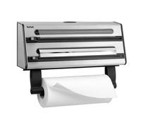 Tefal Ingenio Utensilios de cocina, Triple Dispensador, Papel de cocina, Papel de aluminio, Film transparente