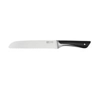 Tefal Jamie Oliver K26703 - Cuchillo de pan (20 cm, alto rendimiento de corte, diseño distintivo, cuchillas resistentes y duraderas, acero inoxidable), color negro