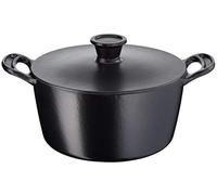 Tefal Jamie Oliver - Sartén de hierro fundido, hierro fundido, negro, 24 cm
