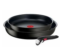 Tefal Juego de sartenes INGENIO Unlimited Ø 22 y 26 cm Negro