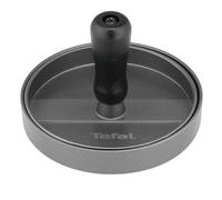 Tefal Prensa para hamburguesas K18511 – 12 cm, antiadherente, apta lavavajillas, negro/gris