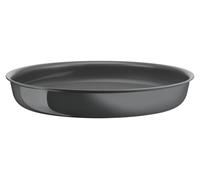 Tefal L26004, sartén universal, gris, aluminio, cerámica, indicador de temperatura, cerámica, apta para gas, halógeno, inducción, placa sellada