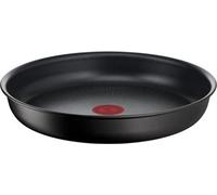 Tefal L76306, sartén universal, color negro, aluminio, revestimiento de titanio, indicador de temperatura, mango desmontable