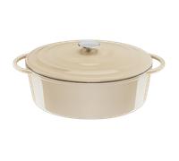 Tefal Lov Olla Ovalada 34 cm, Cocotte, Hierro Fundido, Apta Para Inducción y Horno