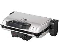 Tefal Minute Grill GC2050 Parrilla eléctrica, 1600 W, Acero inoxidable, Negro Plata