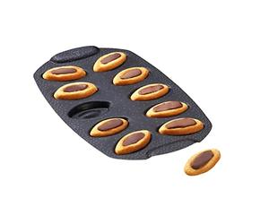 Tefal Molde para tartas 10 bandejas, revestimiento antiadherente, aluminio reciclado y reciclable, pastelería bien dorada, fabricado en Francia, PerfectBake J5734202