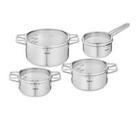 Tefal Nordica H852S8, Acero inoxidable, Acero inoxidable, Acero inoxidable, Vidrio, Cerámica, Gas, Halógeno, Inducción, Placa sellada, China