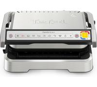Tefal OptiGrill 2 en 1, plancha de contacto eléctrica, acero inoxidable, modelo TEFAL GC773D30