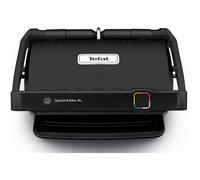 Tefal OptiGrill Elite XL GC760812 - Barbacoa de contacto con 16 programas, pantalla digital con indicador de cocción, placas XL desmontables, parrilla eléctrica, color negro