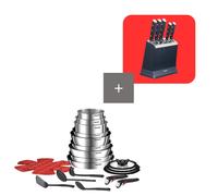 Tefal Pack Ingenio Emotion 22 piezas + Eversharp Pro Bloque de Cuchillos