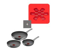 Tefal Set de 3 sartenes Renew ON Gris