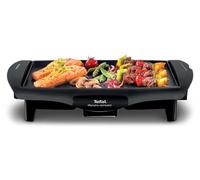 Tefal Plancha eléctrica CB500512 – 1800 W, antiadherente 25x35 cm, bandeja recogejugos, negro