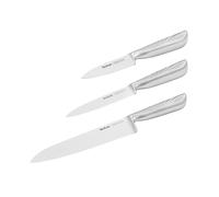 Tefal Juego 3 cuchillos Precision K289S334 – Chef 20/Multiusos 12/Pelador 9 cm, acero alemán
