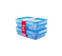 TEFAL Recipientes herméticos Clip & Close (Caja de 2 unidades, rectangular)