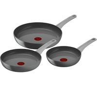 Tefal Set de 3 sartenes Renew ON Gris