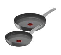 Tefal Set de 2 sartenes Renew ON Gris