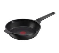 Tefal Robusto, Sartén 24 cm, Aluminio fundido, Retención de calor, Revestimiento antiadherente, Negro