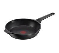 Tefal Robusto, Sartén 26 cm, Aluminio fundido, Retención de calor, Revestimiento antiadherente, Negro