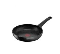 Tefal Sartén de piedra de titanio de 20 cm, revestimiento antiadherente de alto rendimiento, espátula de metal, apta para todas las cocinas, incluida inducción, E1050245