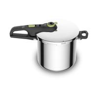 Tefal Olla a presión Secure Trendy P2584402 8L, 2 programas (verdura y carne), apta para inducción