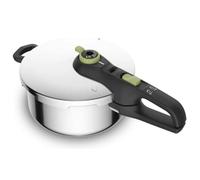 Tefal Olla a presión Secure Trendy 4L – 2 programas (verdura, carne), compatible inducción, 4 personas