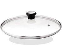 Tefal Tapa Cristal 26 cm, con ventilación de vapor integrada, pomo cómodo, apta para sartenes, ollas y guiseras