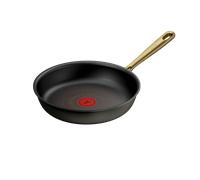 Tefal Tefal x Bocuse, Sartén de 24 cm, Aluminio, Revestimiento antiadherente, Apta para horno, Inducción, Mango remachado dorado