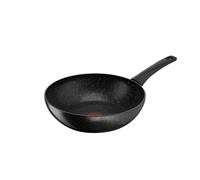 Tefal Titanium Stone Wok 28 cm, revestimiento antiadherente de alto rendimiento, apto para espátulas de metal, para todas las cocinas, incluida inducción, E1051945