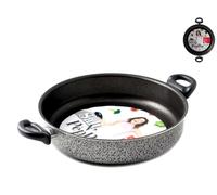 Tegame Home 2 Asas Antiadherente Salt N'Pepper 20 cm, Nero/Grigio