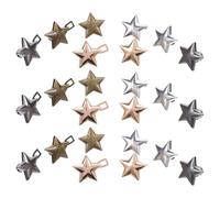 TEHAUX 10piezas Hebilla De Cintura Estrella De Cinco Puntas Botones Para Jeans Sin Clavos Reductor De Cintura Para Pantalones Sueltos Para Ajustar Vaqueros Navidad y Halloween