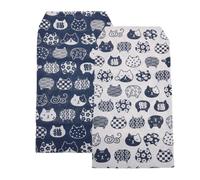 TEHAUX 2 Piezas Funda Protectora para Libros Funda de Libros 8,46x5,91x0,12 Pulgadas de Tela Ligera Lavable de Tapa Dura Cuadernos de Bocetos y Planificadores Estudio