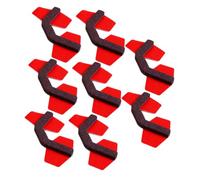 TEHAUX 8 Piezas Protectores para Patas de Taburete Marrón de Fieltro Autoadhesivo, Antideslizantes y Reductores de Ruido para Suelos de Madera en Oficinas, Fácil Instalación
