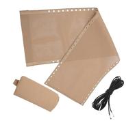 TEHAUX Accesorio de Silla de Exterior Khaki de Tela para Reemplazo | Superficie Lisa, Textura Uniforme, Diseño Portátil, Repuesto para Tumbona y Silla de Playa