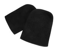 TEHAUX Funda Protectora Antideslizante Paquete de 2 Piezas Material Neopreno Cómodo y Resistente Negras para Reposapiés de Silla de Ruedas para Mayores