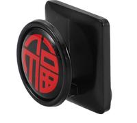 TEHAUX Ganchos Adhesivos para Coche de Aleación de Aluminio Negro, Mini