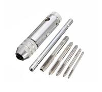 TEHAUX Llave de Grifo con Mango en T Ajustable de Metal con Trinquete de Tres Posiciones, Fácil de Usar para Montaje de Muebles y Fabricación de Maquinaria