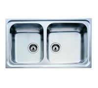 Teka 10119021 - Fregadero Encastrado Classic 2C 86 Reversible 2 Cubetas