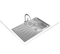 Teka 115120035 - Fregadero encastrado STARBRIGHT 45 E-XP 1C 1E izquierda