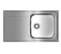 Teka Fregadero sobre encimera UNIVERSE 50 T-XP 1C 1E PLUS Inoxidable, 1 cubeta con escurridor