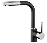 Teka Grifo de cocina ARK 938 N 23938120N monomando caño extraíble cromo-negro