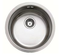 Teka BE - Ø.39 - Fregadero De Cocina Acero 43 Cm 1 Cubeta 0 Escurridor Bajo Encimera