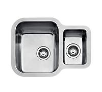 Teka Fregadero bajo encimera BE 1½C 625 REV – Acero inoxidable, 1,5 cubetas, 70 cm