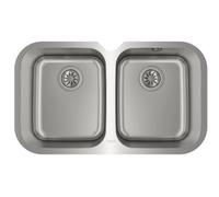 Teka Fregadero BE 2C 765 – 2 cubetas Acero inoxidable Bajo encimera