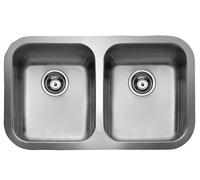 Teka Fregadero BE2C780 – Bajo encimera, 2 cubetas, Acero inoxidable 18/10